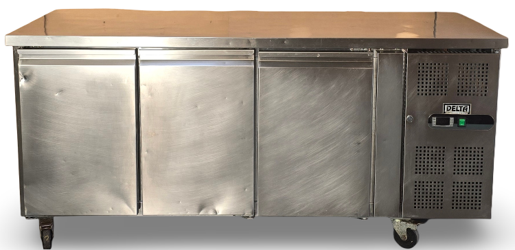 Delta ERD18 Undercounter Stainless 3 Door Chiller
