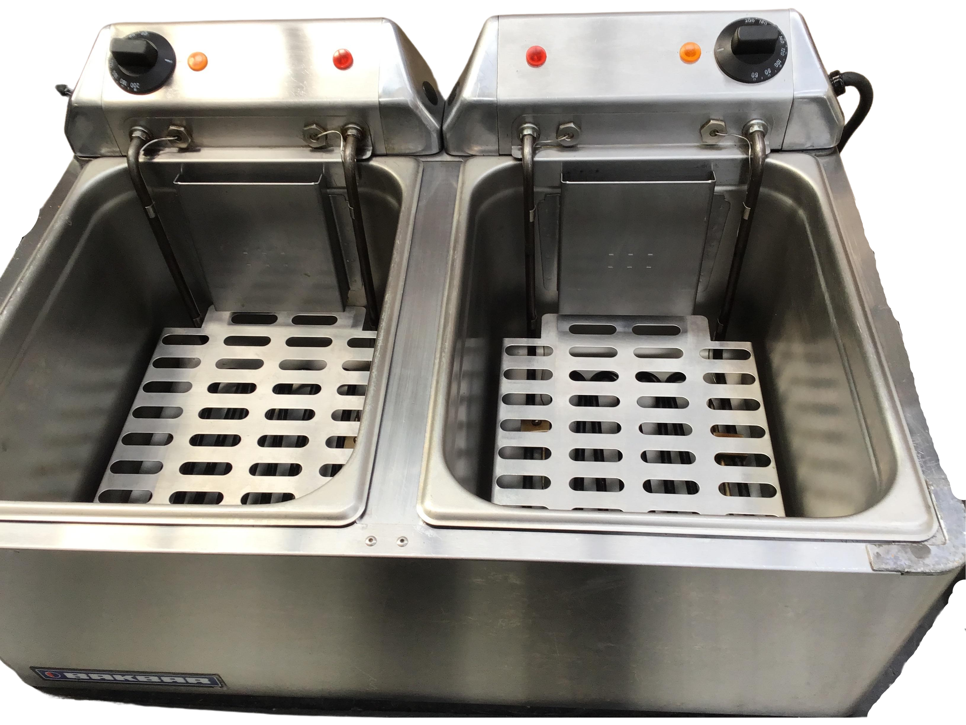 Bakbar EC64 Twin Tank Counter Top Fryer