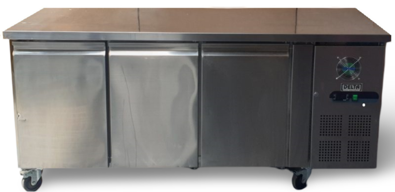 Delta ERD17 Undercounter Stainless 3 Door Freezer