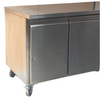 Delta ERD17 Undercounter Stainless 3 Door Freezer
