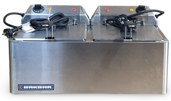 Bakbar EC64 Twin Tank Countertop Fryer