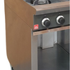 Cobra C6DF Four Burner Gas Cooktop on Cabinet Base