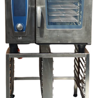 Rational SCC WE 61 Electric 6 tray combi oven w/ Stand
