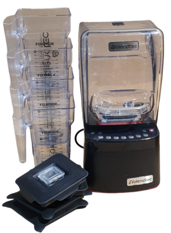 Blendtec STEALTH 885 Blender + 4x Jugs
