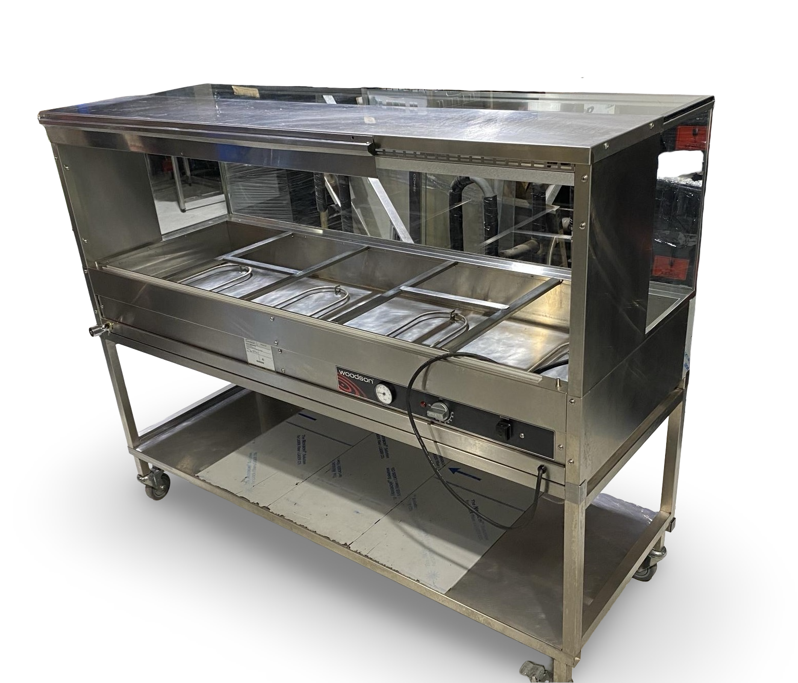 Woodston W.HFSQ25A5 5 Module Hot Food Display
