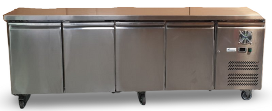 FED XUB6C22S4V Under Counter 4 Door Chiller