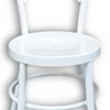 Cintesi Twist Bentwood White Aluminium Chair (Set of 8)