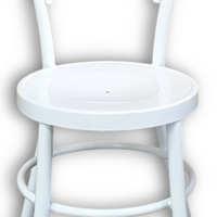 Cintesi Twist Bentwood White Aluminium Chair (Set of 8)