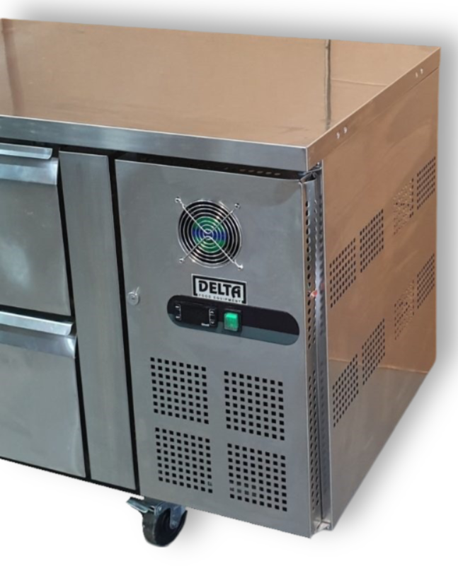 Delta ERD14 Undercounter Stainless 4 Drawer Chiller