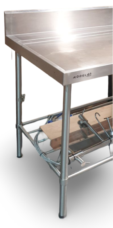 Modular Stainless Steel Bench