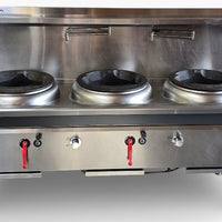 Cobra CW3H-CCC Waterless 3 Wok Burners