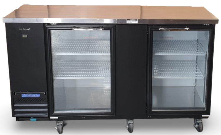 Turbo Air TBB-3SG Back Bar Chiller on Castors