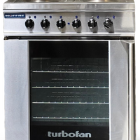 Turbofan E931M 4-Hob with Electric Convection Oven Range