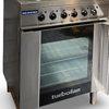 Turbofan E931M 4-Hob with Electric Convection Oven Range