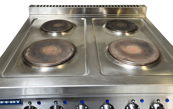 Turbofan E931M 4-Hob with Electric Convection Oven Range