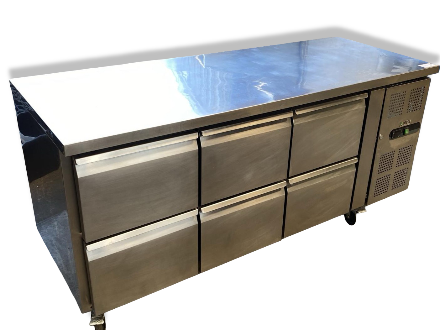 Delta ERD138 Undercounter Stainless 6 Drawer Chiller