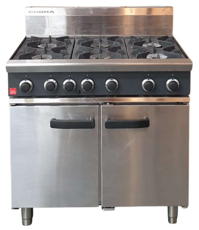 Cobra CR9DF 6 Burner Gas Stove & Static Oven (LPG)