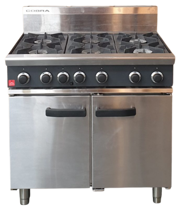 Cobra CR9DF 6 Burner Gas Stove & Static Oven (LPG)