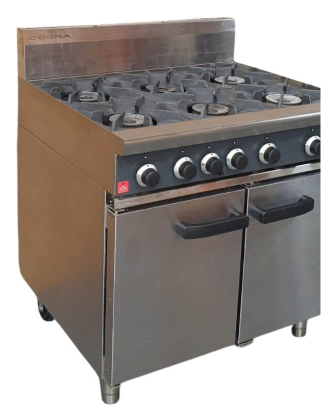 Cobra CR9DF 6 Burner Gas Stove & Static Oven (LPG)