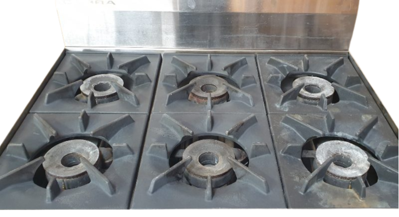 Cobra CR9DF 6 Burner Gas Stove & Static Oven (LPG)