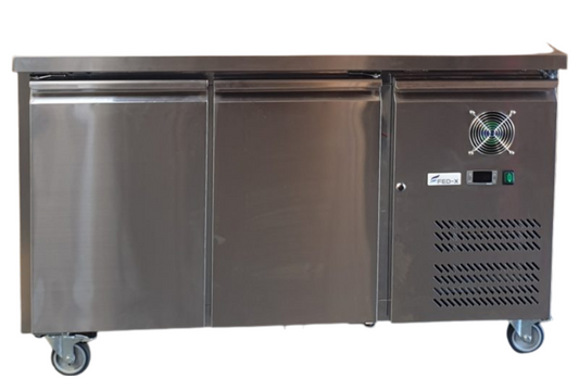 FED XUB7C13S2V 2 Door Undercounter Chiller