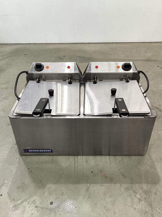 Bakbar EC62 Countertop Twin Tank Fryer