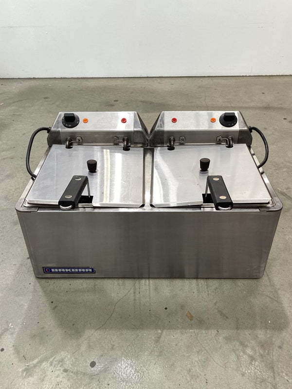Bakbar EC62 Countertop Twin Tank Fryer