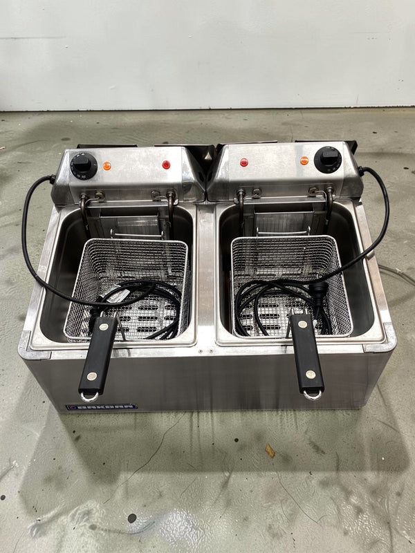 Bakbar EC62 Countertop Twin Tank Fryer