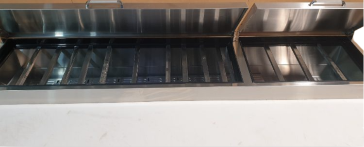 Eurochill ERE71 Pizza Counter 2 Door Pizza Prep