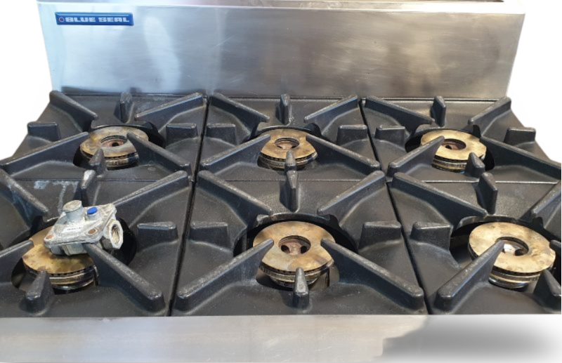 Blue Seal G516D-LS 6 Burner on Leg Stand