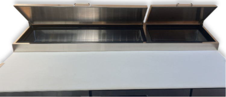 Eurochill ERE71 Pizza Counter 2 Door Pizza Prep