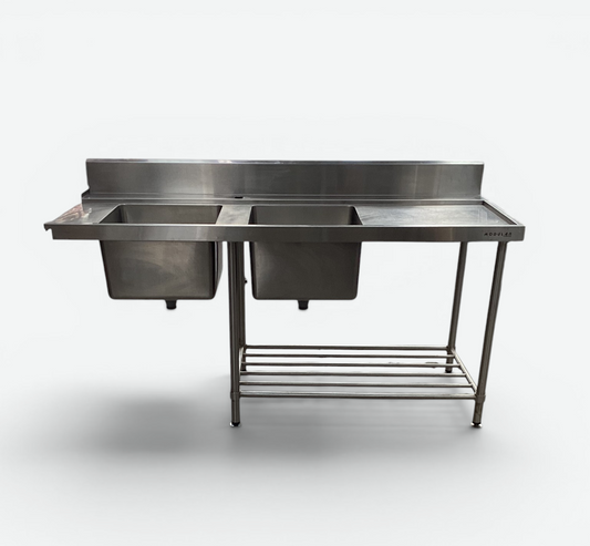 Modular Twin Sink Inlet Bench 1800mm