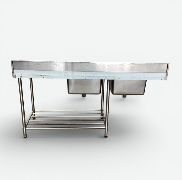 Modular Twin Sink Inlet Bench 1800mm