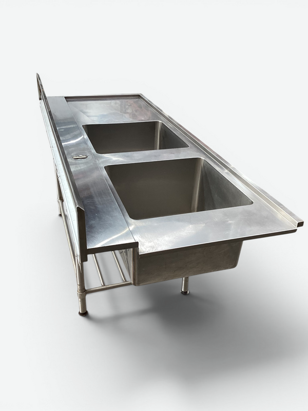 Modular Twin Sink Inlet Bench 1800mm