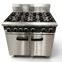 Cobra CR9D 900mm 6 Burner Gas Range