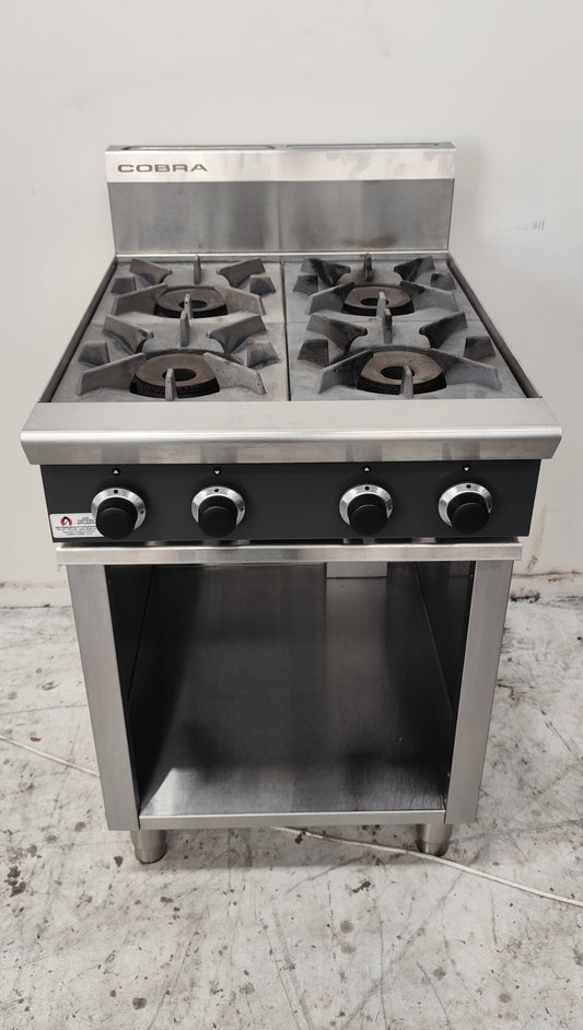Cobra C6DF 4-Burner Gas Cooktop on Cabinet Base