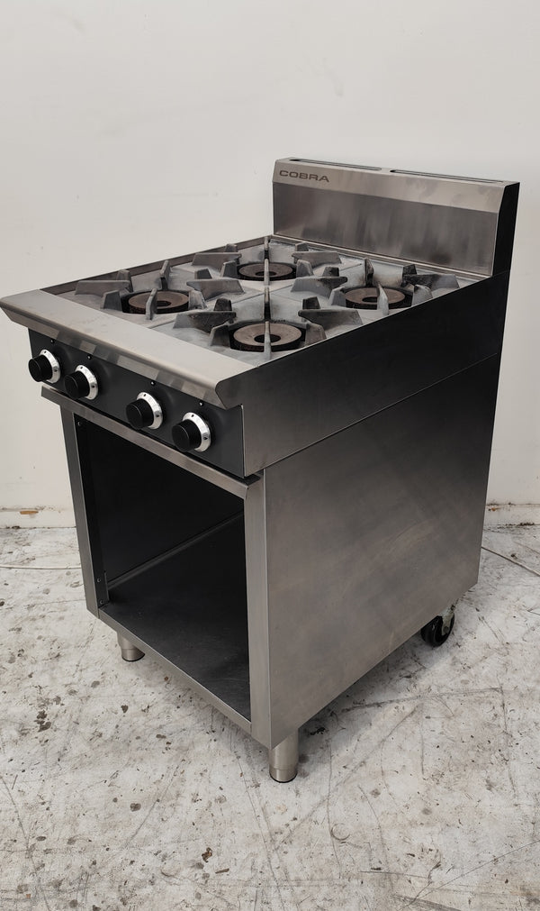 Cobra C6DF 4-Burner Gas Cooktop on Cabinet Base