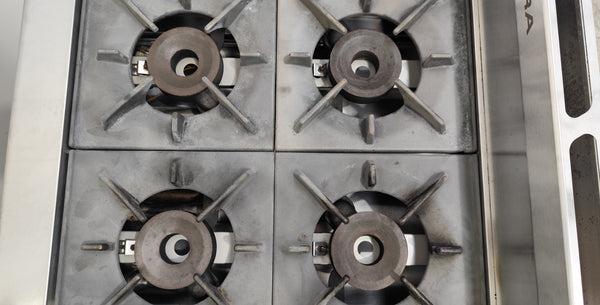 Cobra C6DF 4-Burner Gas Cooktop on Cabinet Base