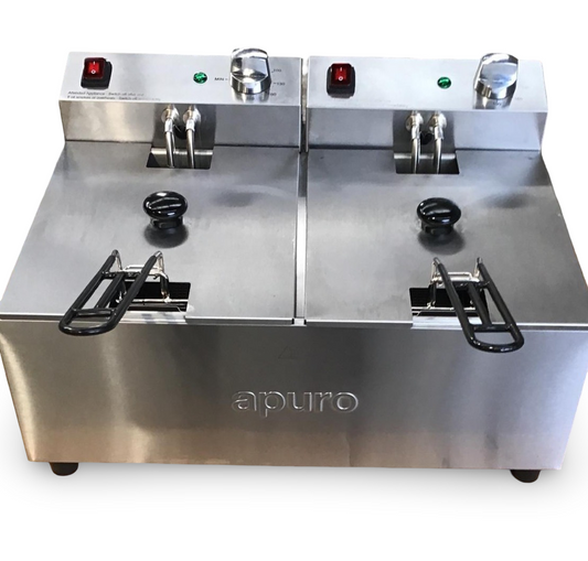 Apuro FC255-A Twin Tank Fryer