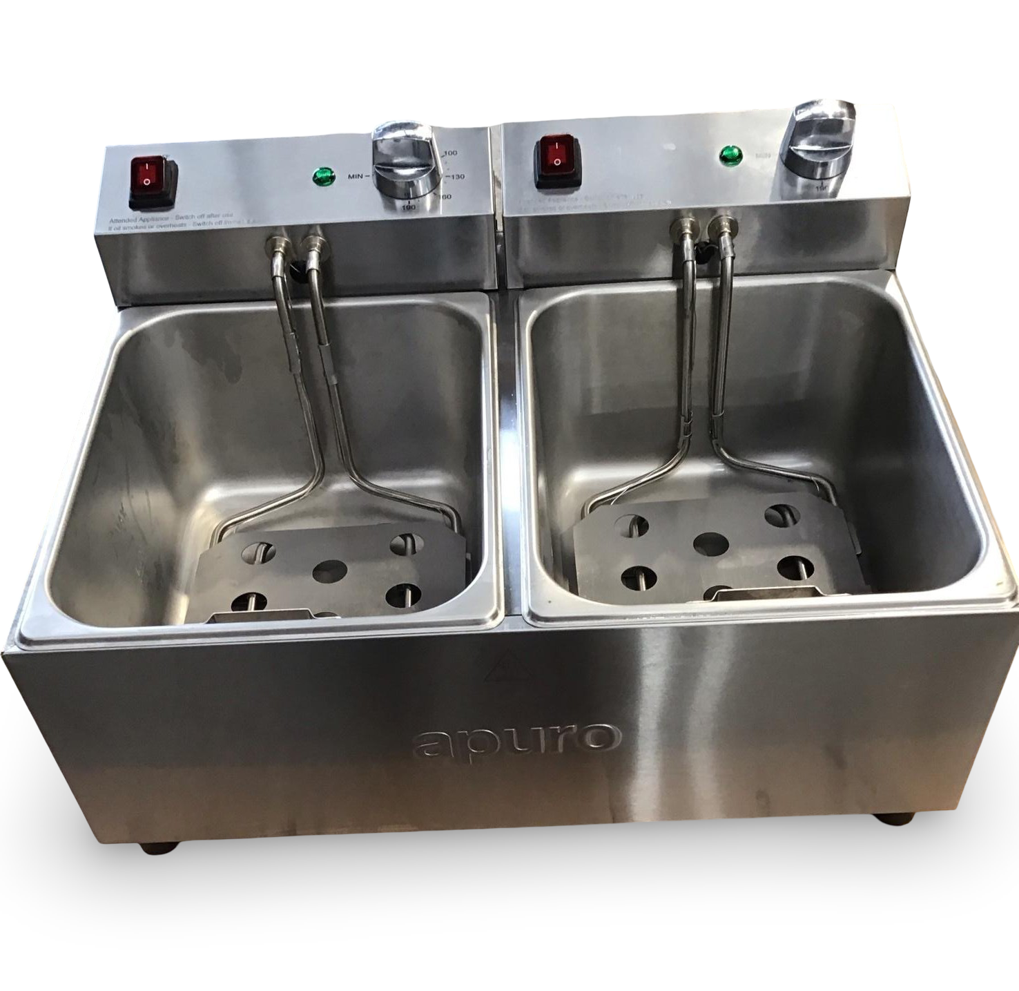 Apuro FC255-A Twin Tank Fryer