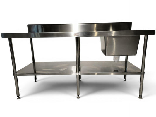 Simply Stainless Sink Bench 1800mm