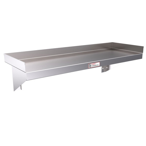 Simply Stainless Wall Shelf 900mm