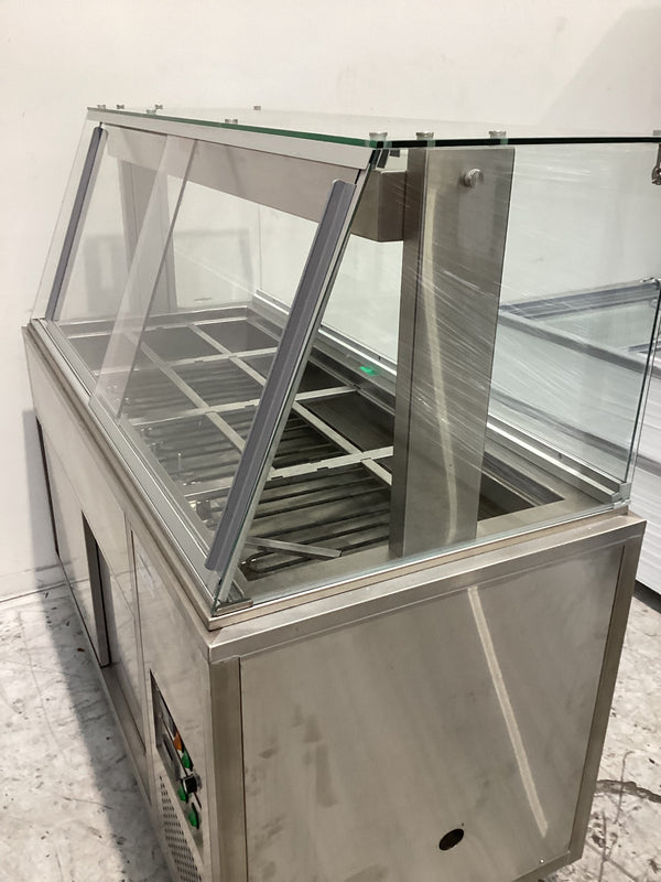 Cossiga LSBM4-FS Bain Marie with Hot Cupboard Stand