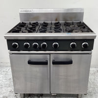 Cobra CR9D 6 Burner Gas Range Static Oven