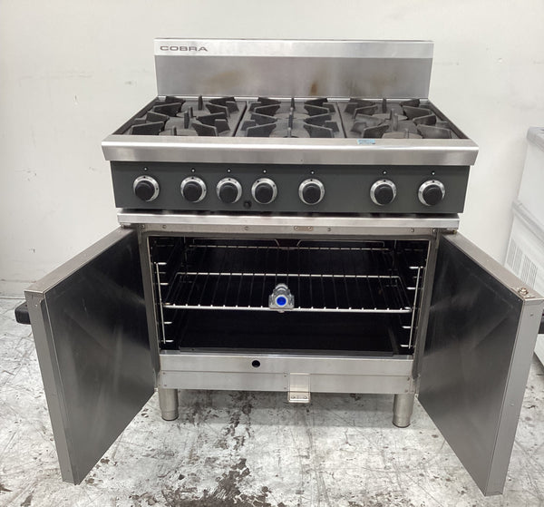 Cobra CR9D 6 Burner Gas Range Static Oven