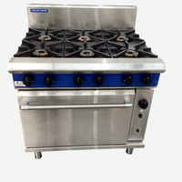 Blue Seal G56D 6-Burner Range with Gas Convection Oven