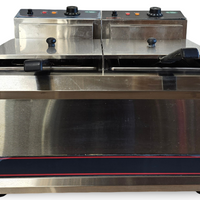 Cater Master TT-WE38A Benchtop Twin Electric Deep Fryer