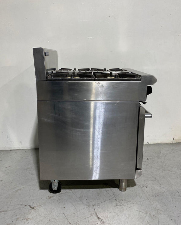 Blue Seal G54D 4 Burner Gas Range Convection Oven