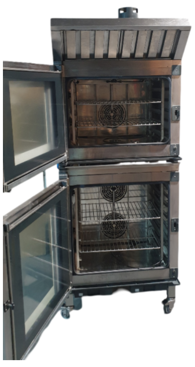 Unox XEVC-0511-EPR CHEFTOP MIND.Maps Oven Double Stack + Stand + Ventless Hood