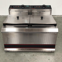 Catermaster TT-WE38A Benchtop Twin Electric Fryer